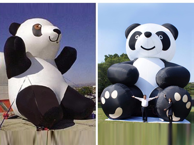 灵寿熊猫固定吉祥物